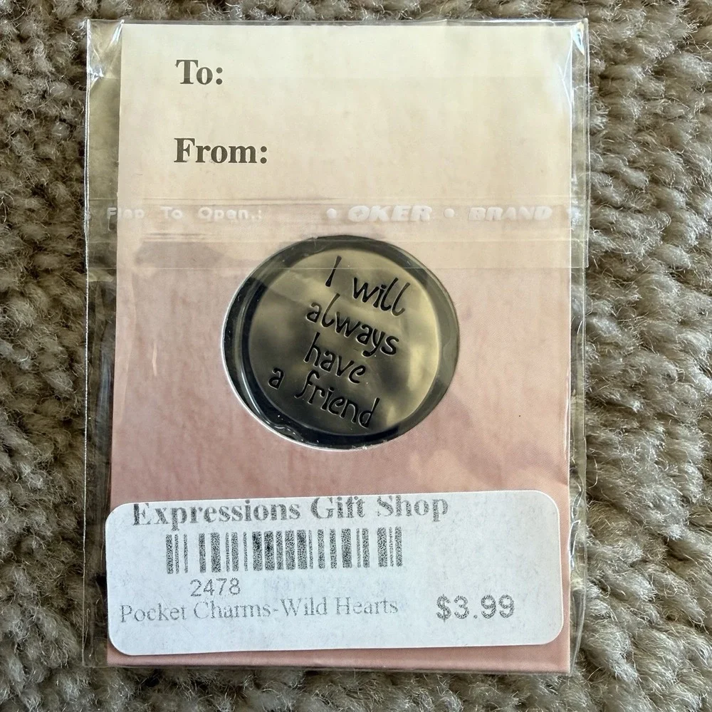 Ganz My Sister Pocket Token Charm Coin Friend Friendship Keepsake Gift NEW
